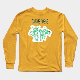 Taurus Posse - Emerald Herd - Front Long Sleeve T-Shirt